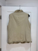 Tribal Reversible faux fur vest - size M