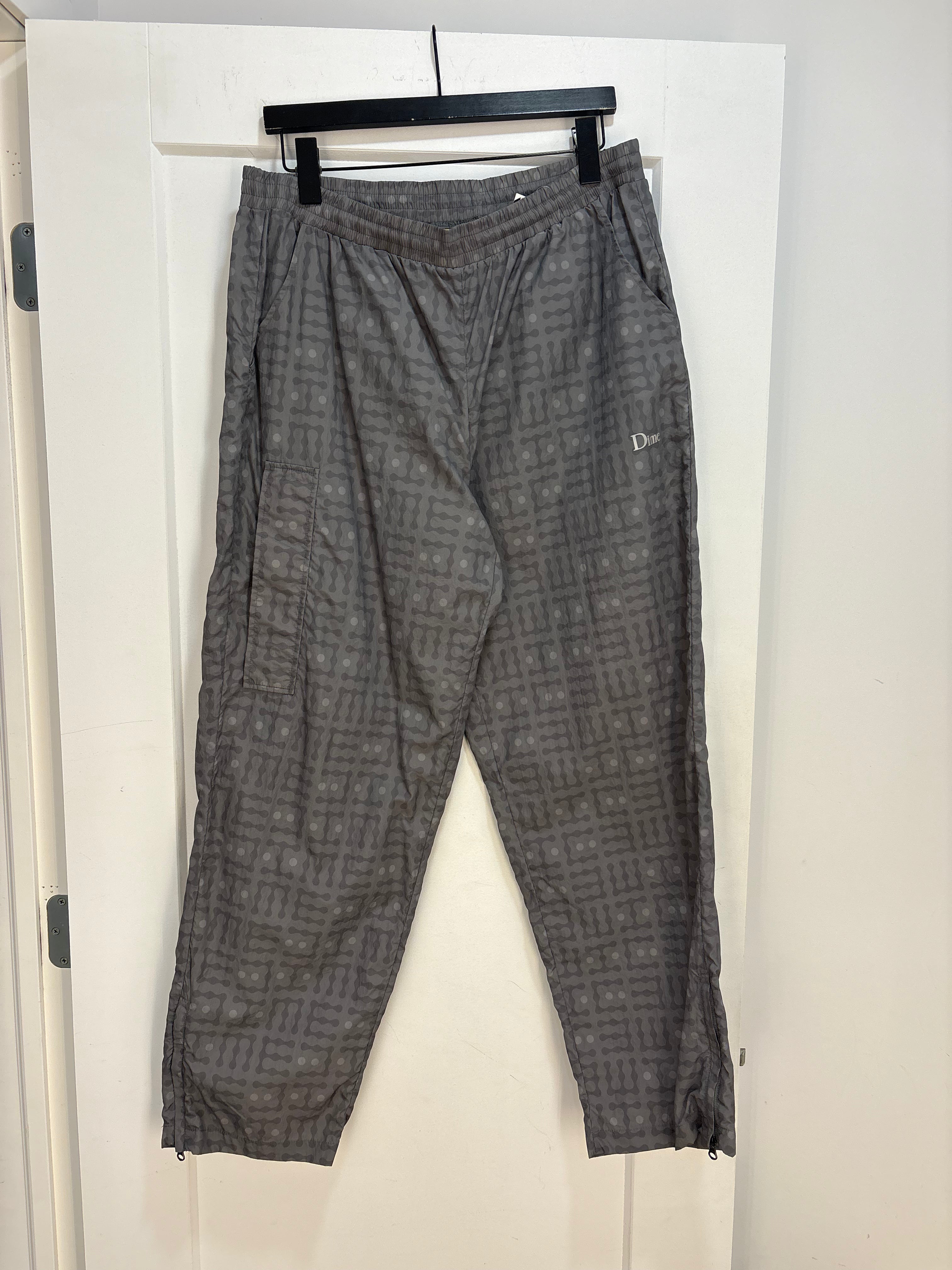 Dime grey trackpants - size L