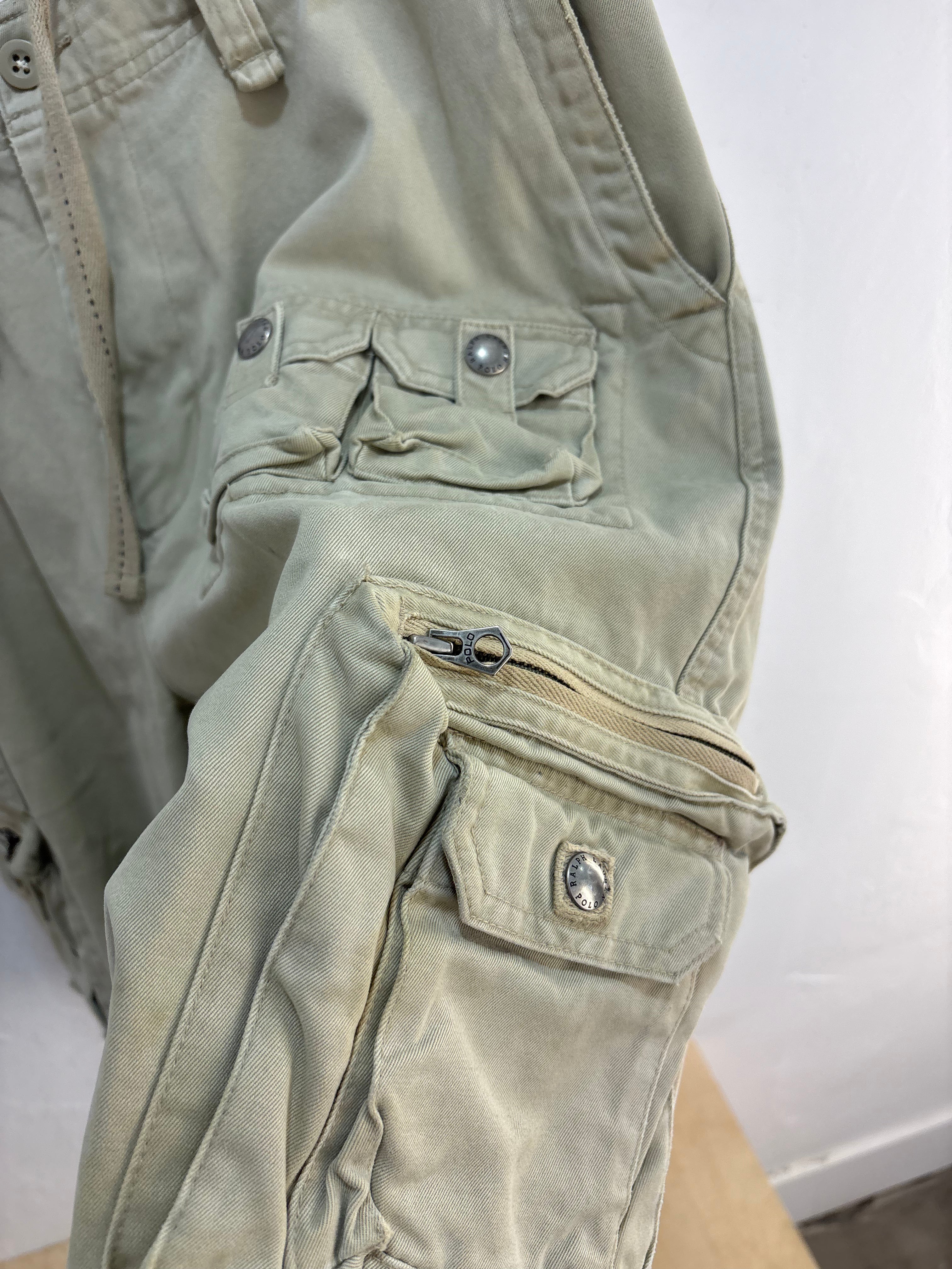 Polo RL tan cargo pocket shorts - size 38