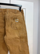90s Carhartt tan double knee pants - size 36