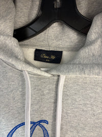 New Dime Waffle heather grey hoodie - size M