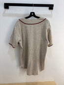 Stussy tan baseball jersey - size L