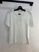 Cdghp white cord tee - size S