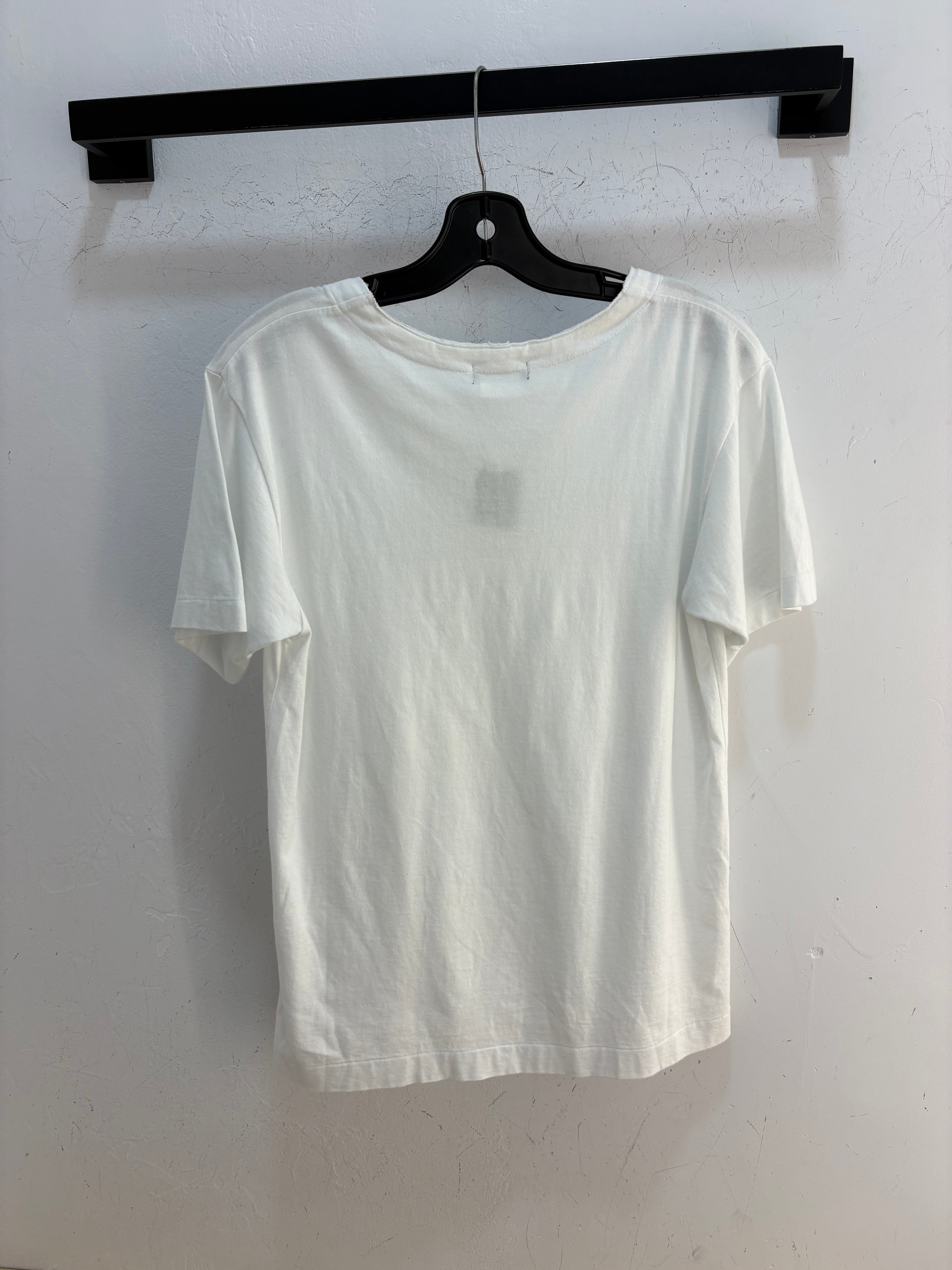 Cdghp white cord tee - size S