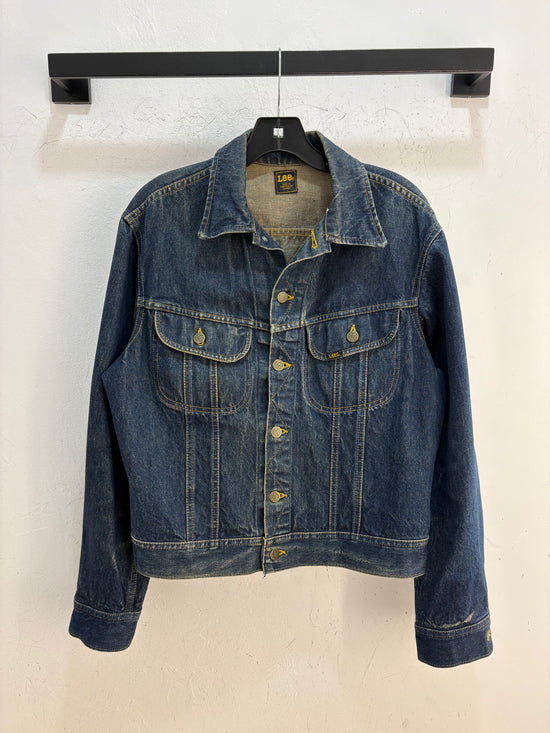 90s Lee Riders Sanforized dark denim jacket - size S