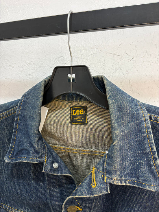 90s Lee Riders Sanforized dark denim jacket - size S