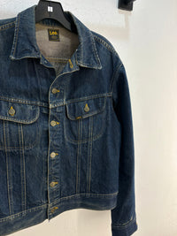 90s Lee Riders Sanforized dark denim jacket - size S