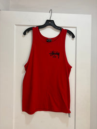 New Stussy Guam red tanktop - size S