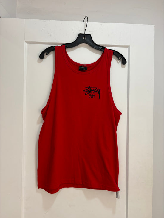 New Stussy Guam red tanktop - size S