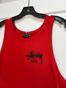 New Stussy Guam red tanktop - size S