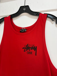 New Stussy Guam red tanktop - size S