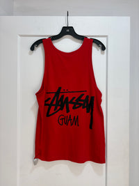 New Stussy Guam red tanktop - size S