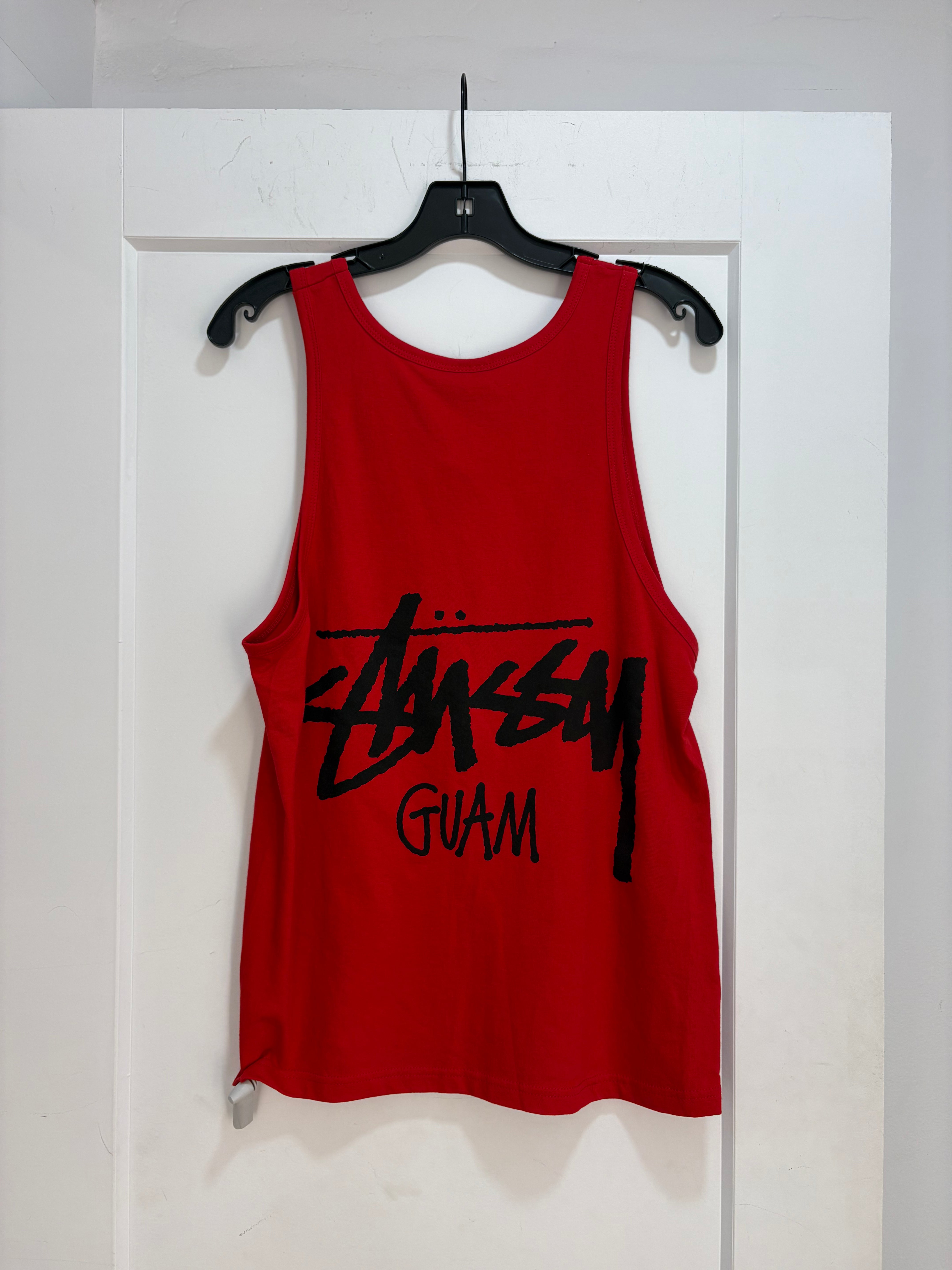 New Stussy Guam red tanktop - size S
