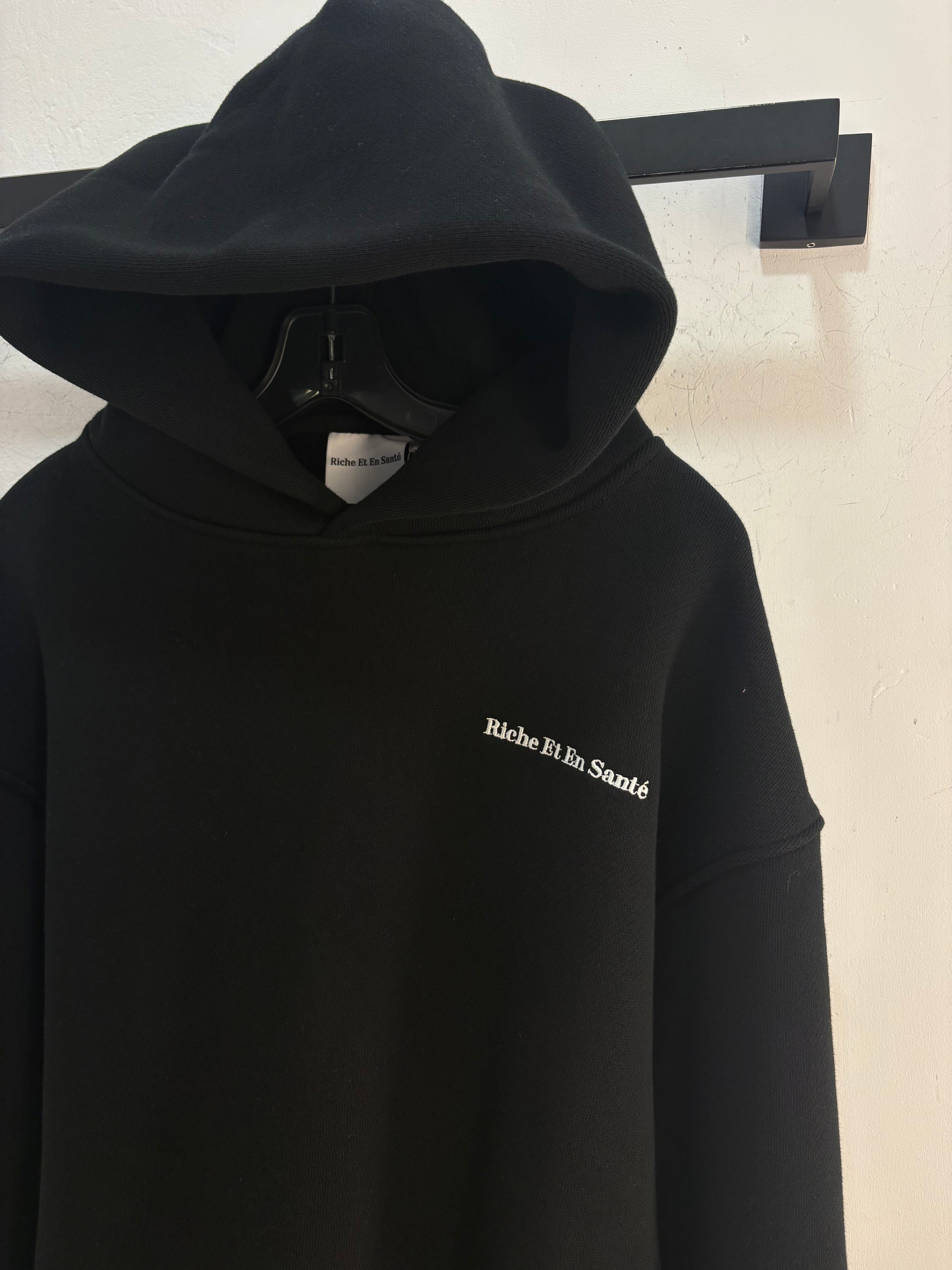 Riche et en Santé black hoodie - size XS/S/L