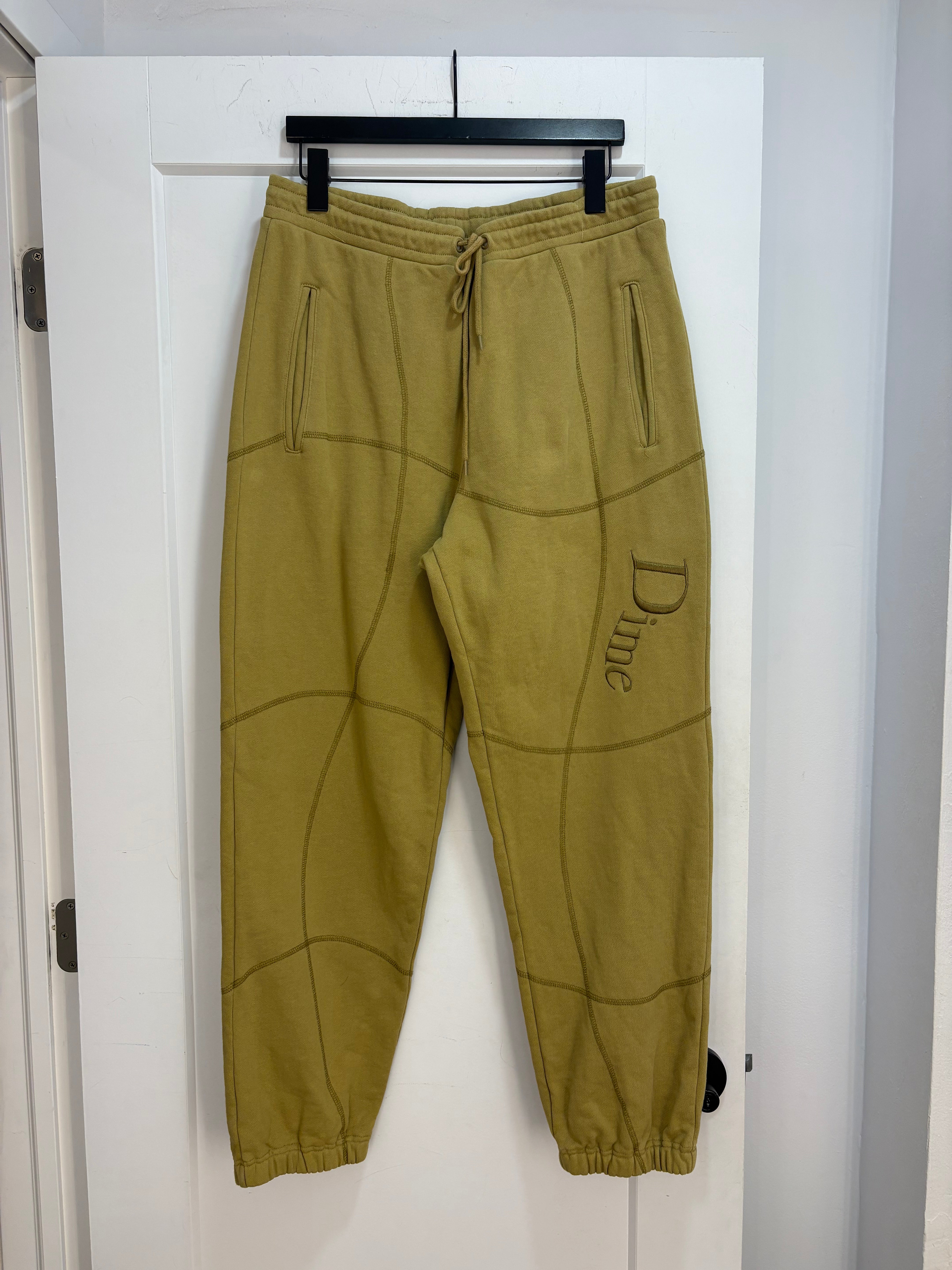 Dime Mustard sweatpants - size L