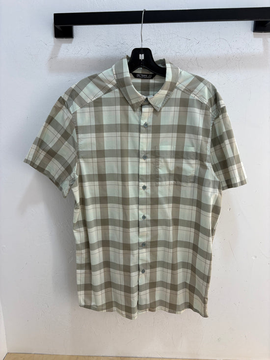 Arcteryx plaid button up shirt - size L