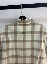 Arcteryx plaid button up shirt - size L