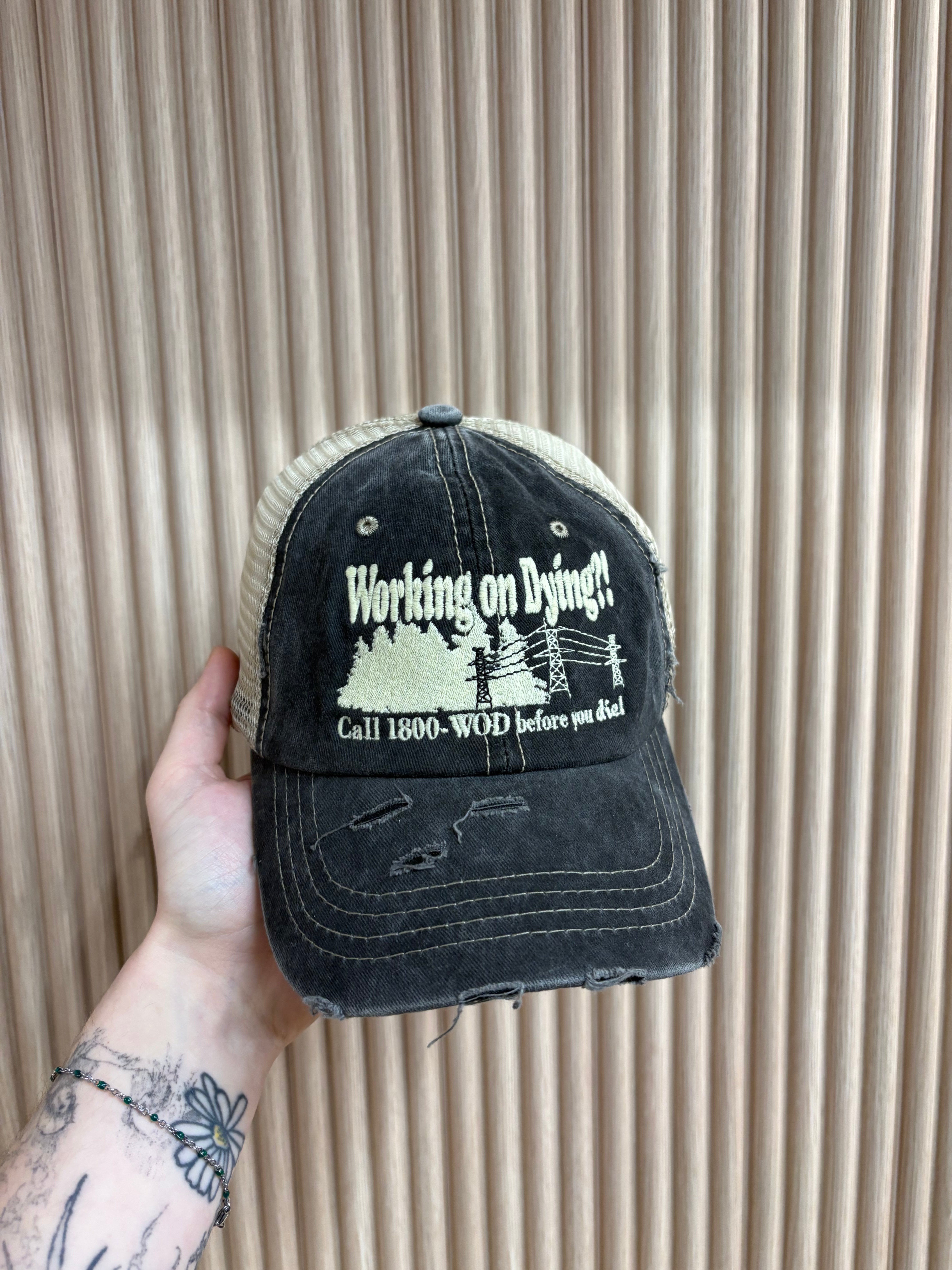 New Drain gang working on dying trucker cap