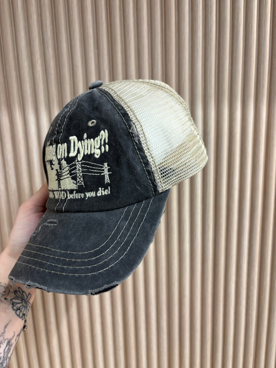 New Drain gang working on dying trucker cap