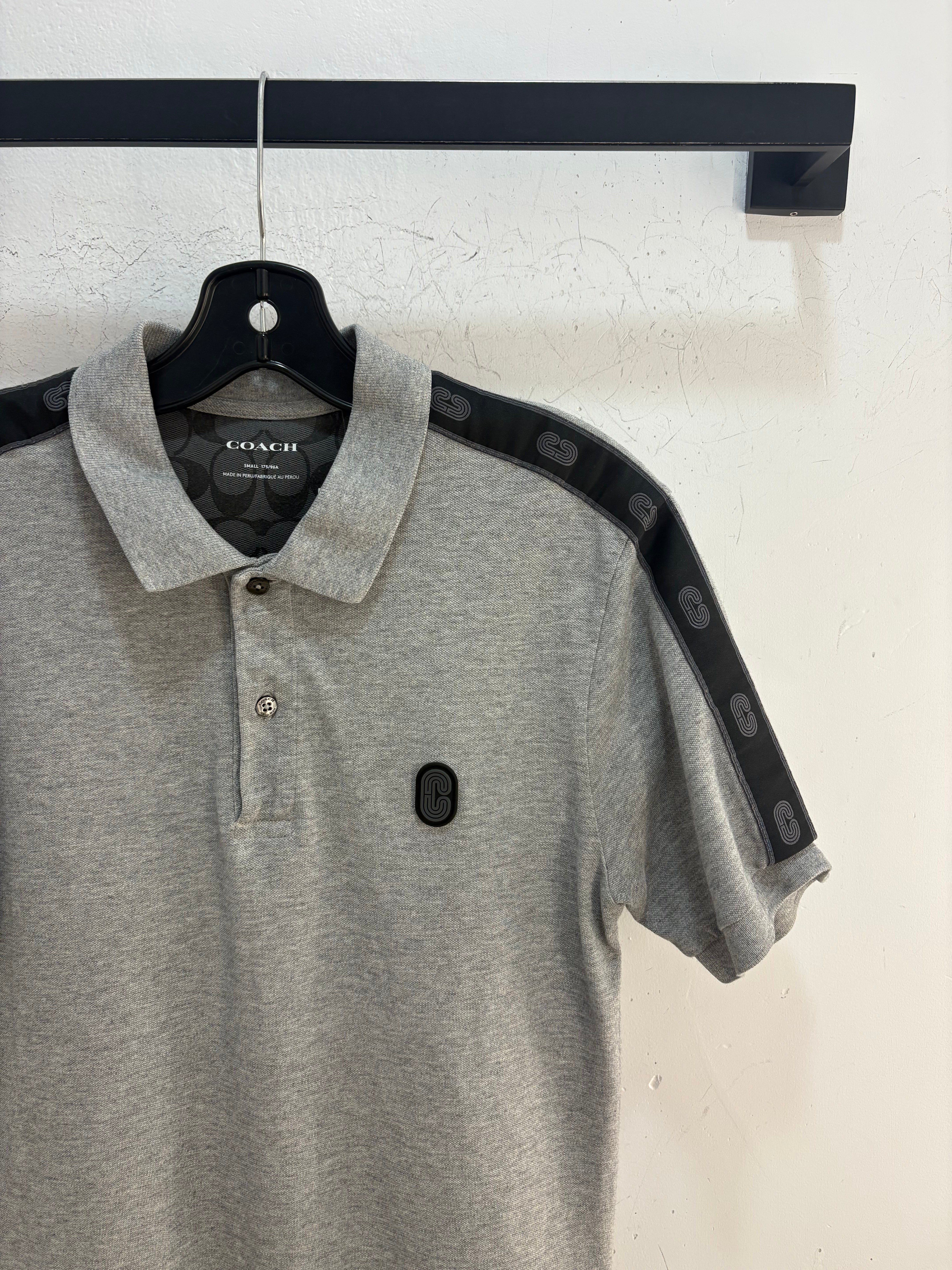 Coach grey polo - size S