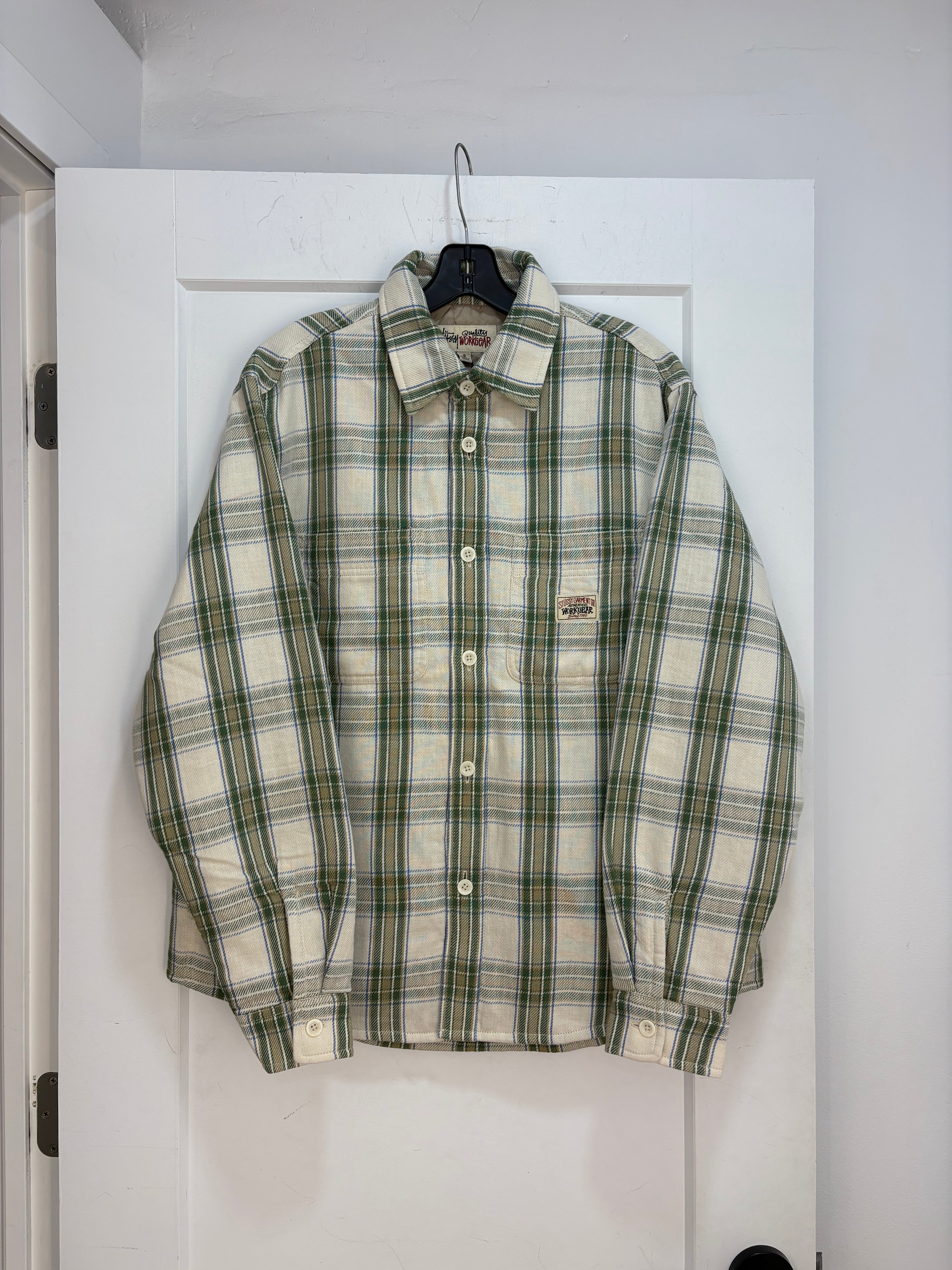 New Stussy LAU Plaid overshirt - size S