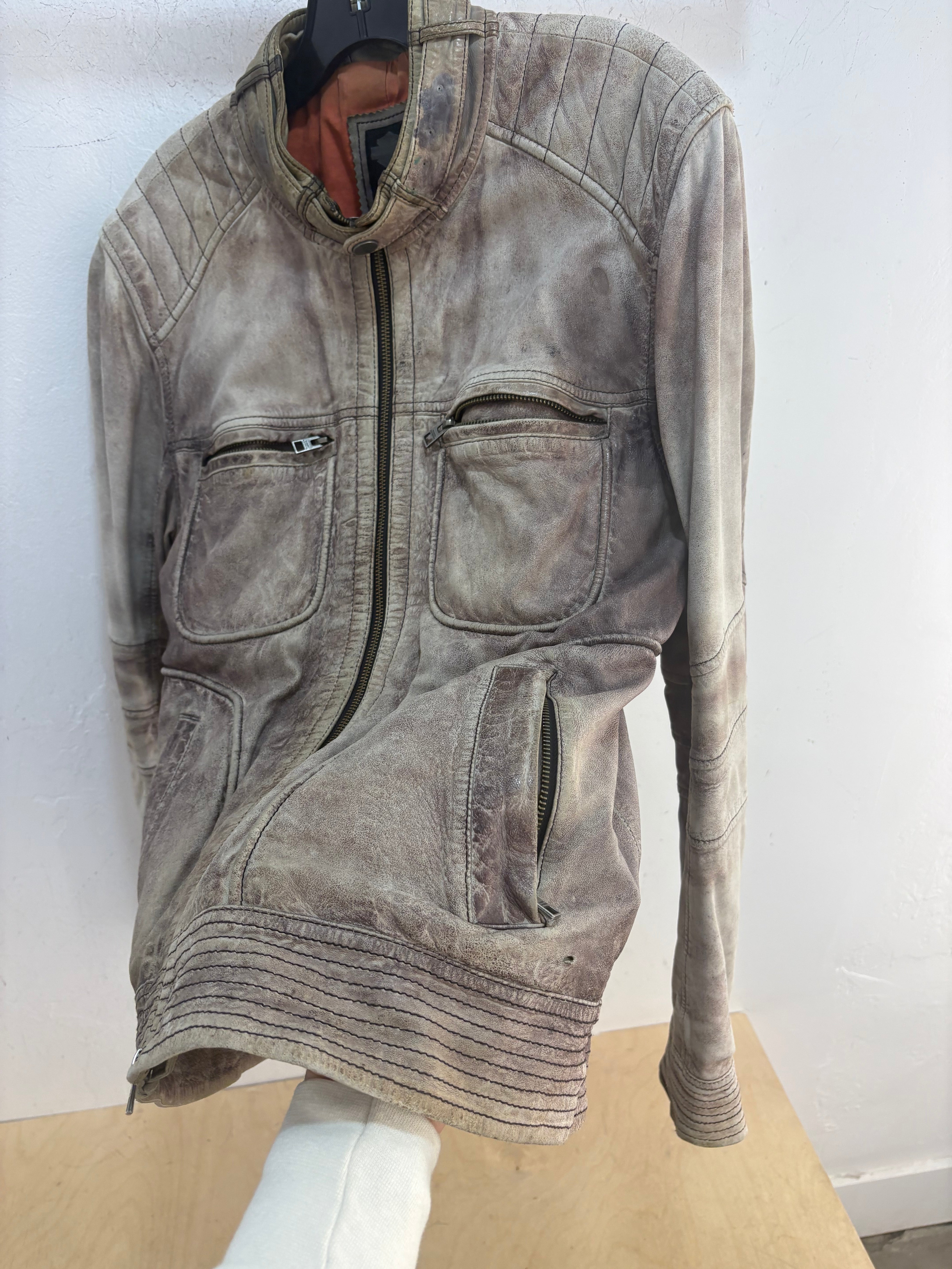 Harley Davidson patina leather jacket - size M