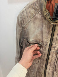 Harley Davidson patina leather jacket - size M