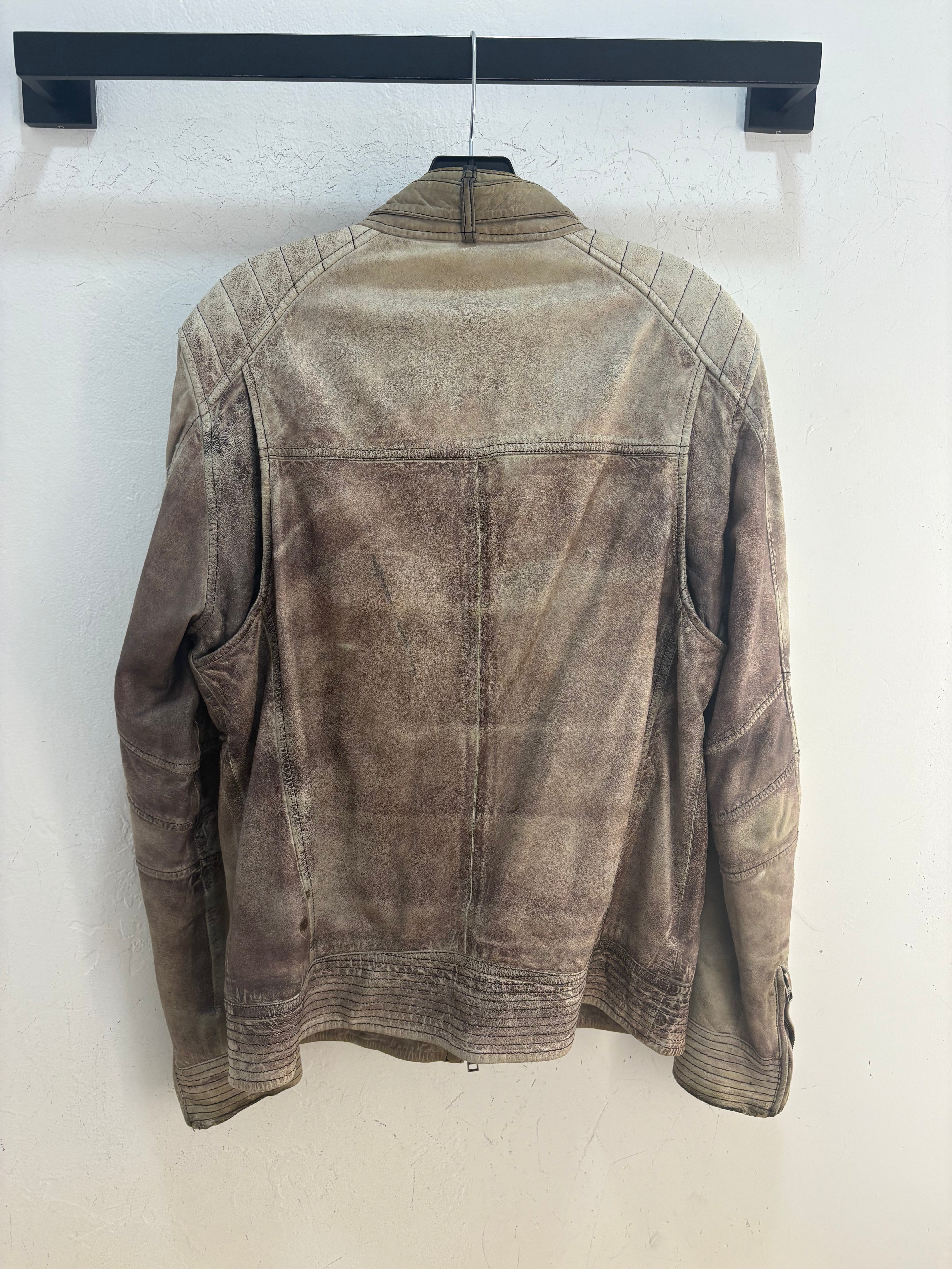 Harley Davidson patina leather jacket - size M