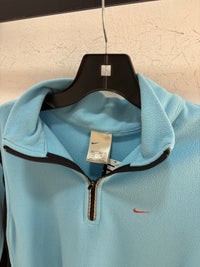 Y2k Nike baby blue 1/4 zip fleece - size M