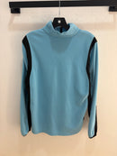 Y2k Nike baby blue 1/4 zip fleece - size M