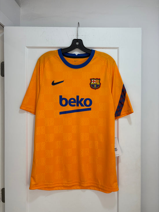 New 2021 Barça pre match kit - size L
