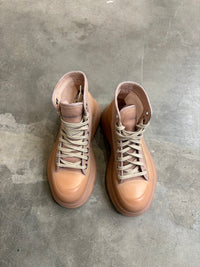 Alexander Mcqueen Pink combat boots - size 6wmns