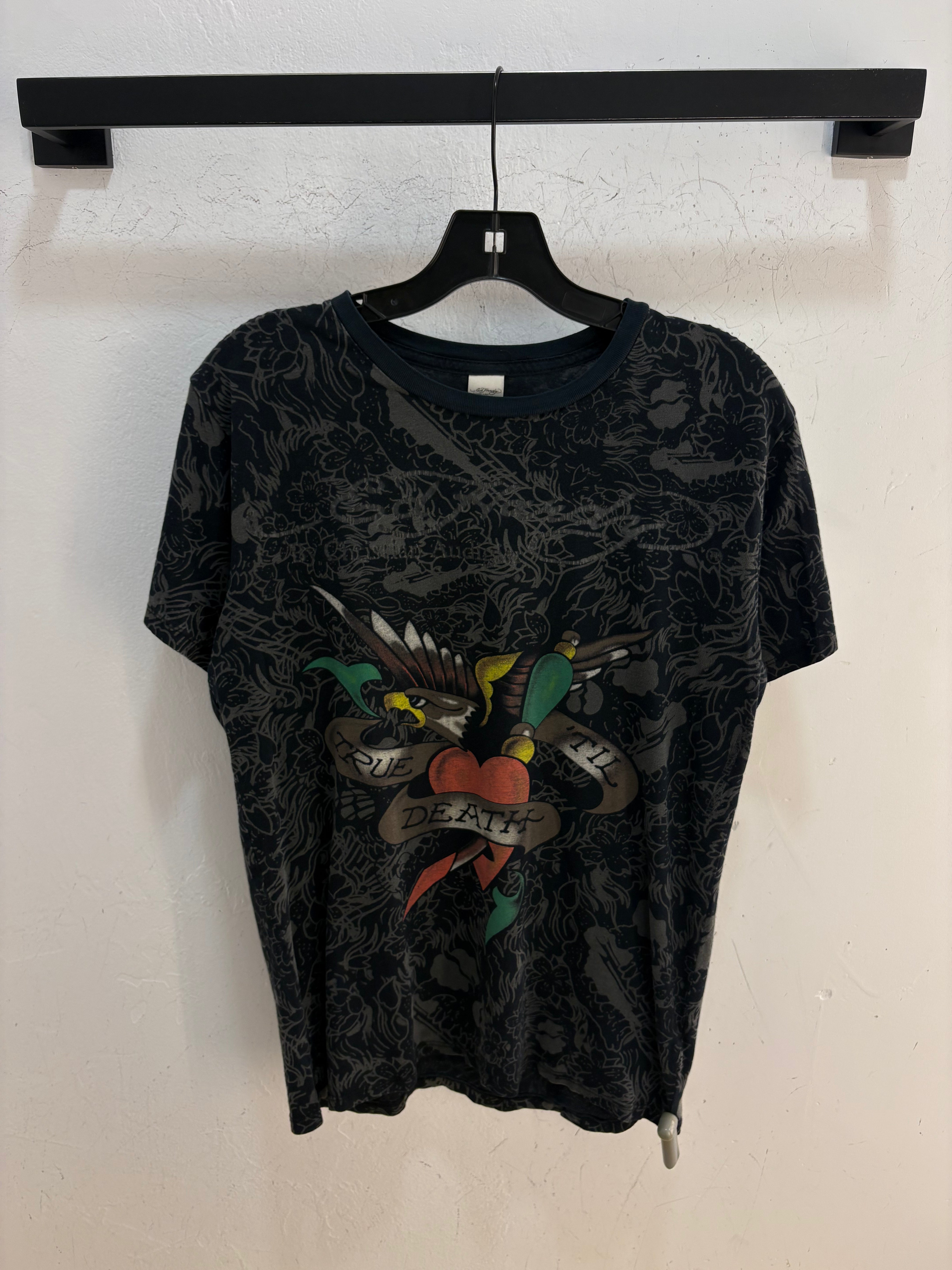 Ed Hardy till true death tee - size M