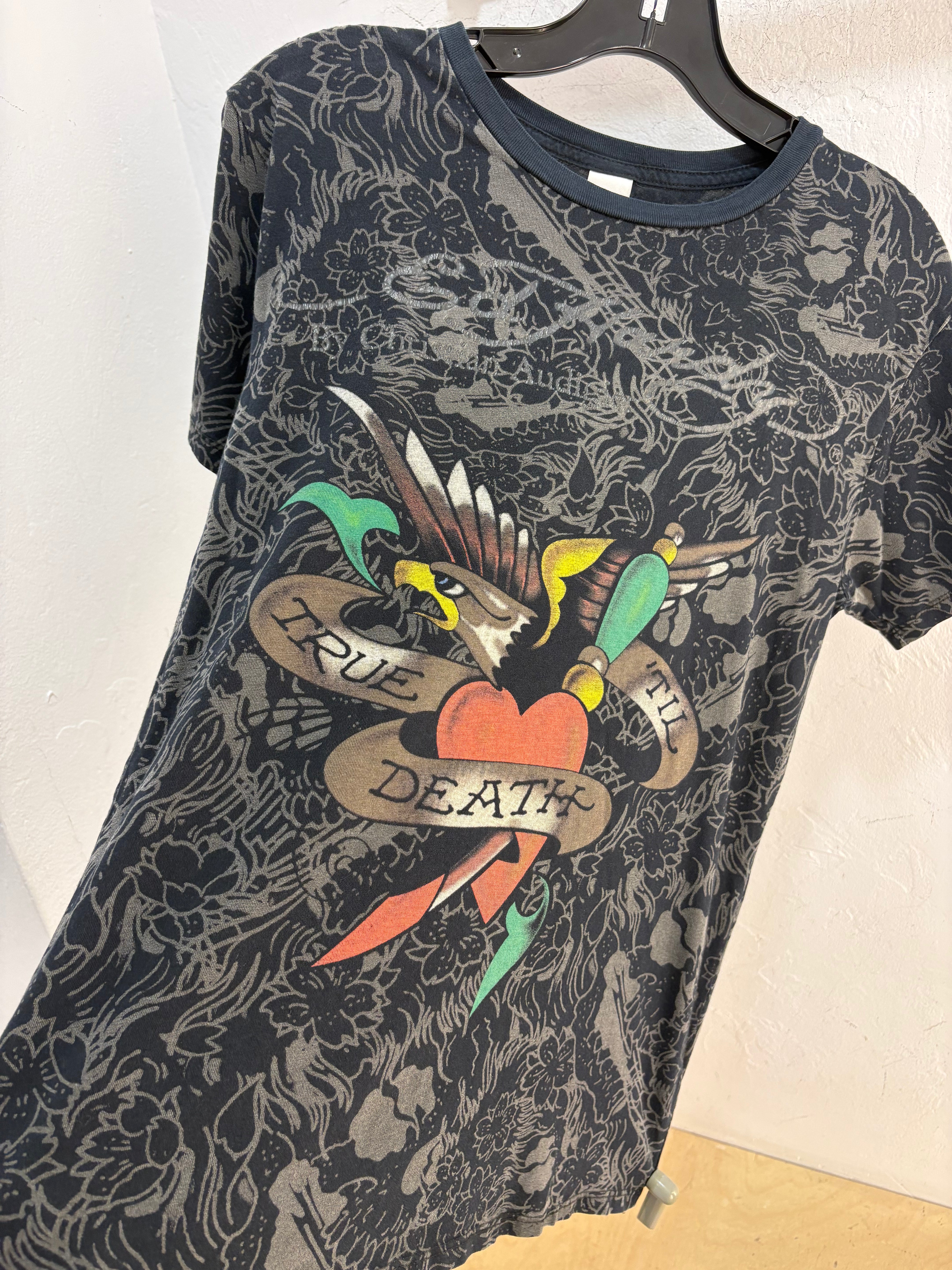 Ed Hardy till true death tee - size M