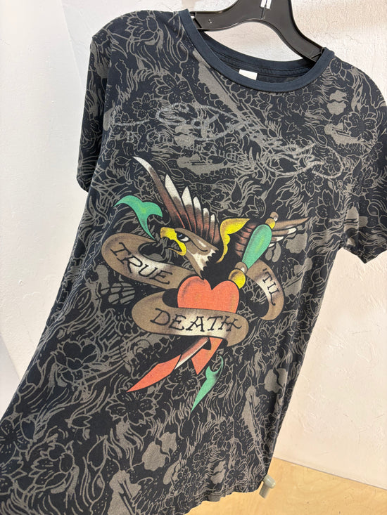 Ed Hardy till true death tee - size M
