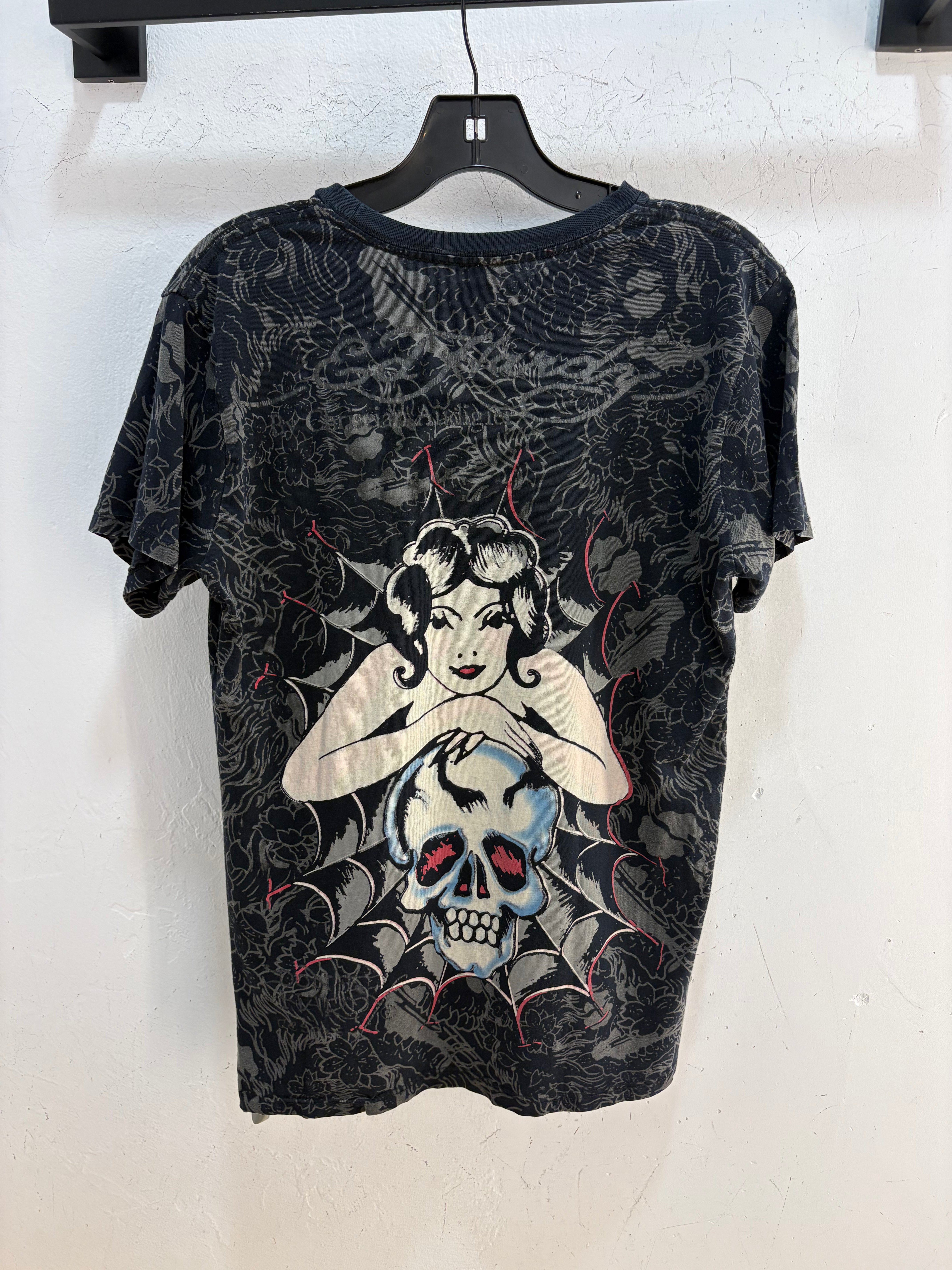 Ed Hardy till true death tee - size M