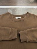 Lemaire brown crewneck - size XXS