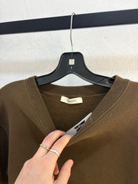 Lemaire brown crewneck - size XXS