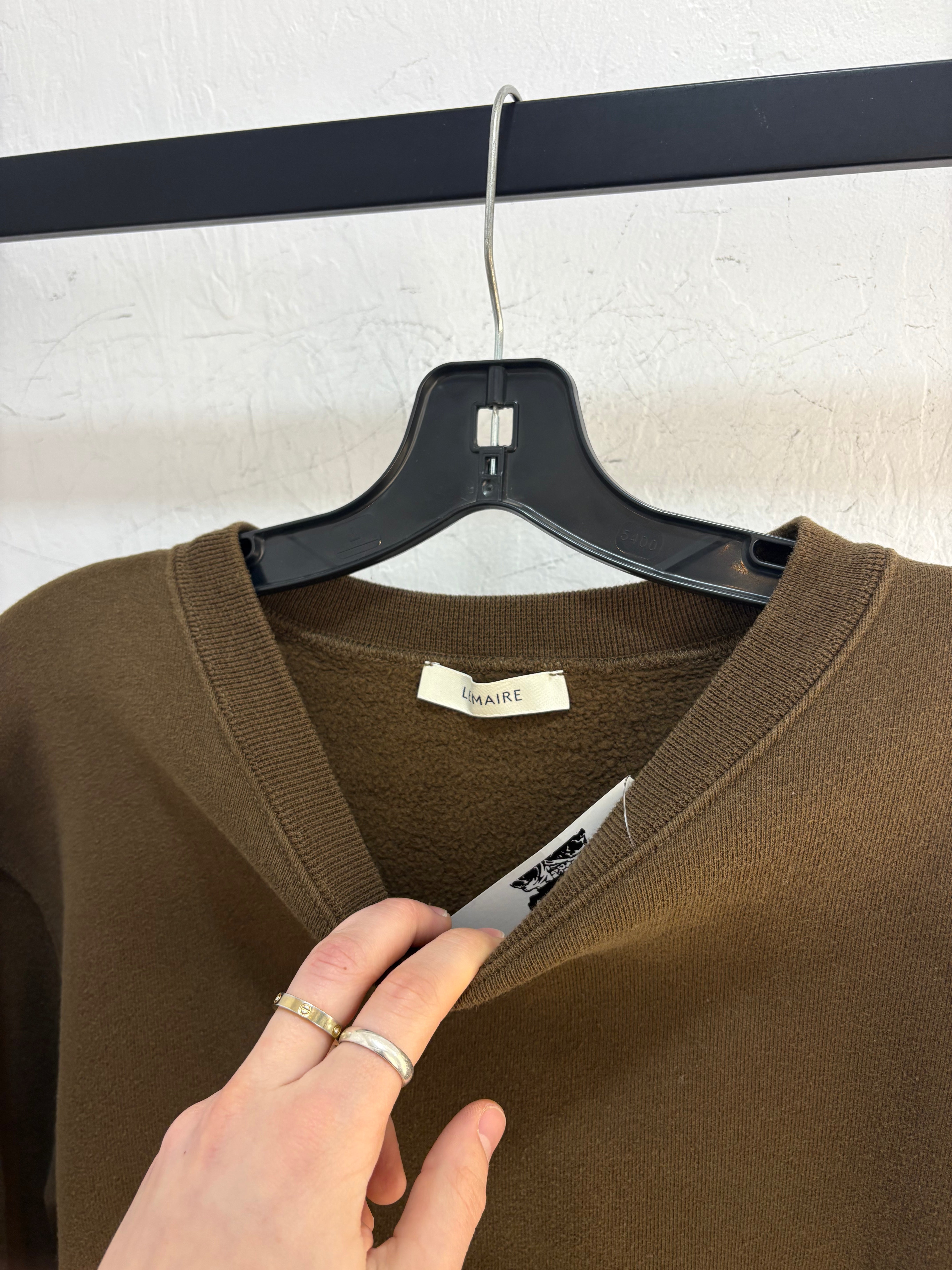 Lemaire brown crewneck - size XXS