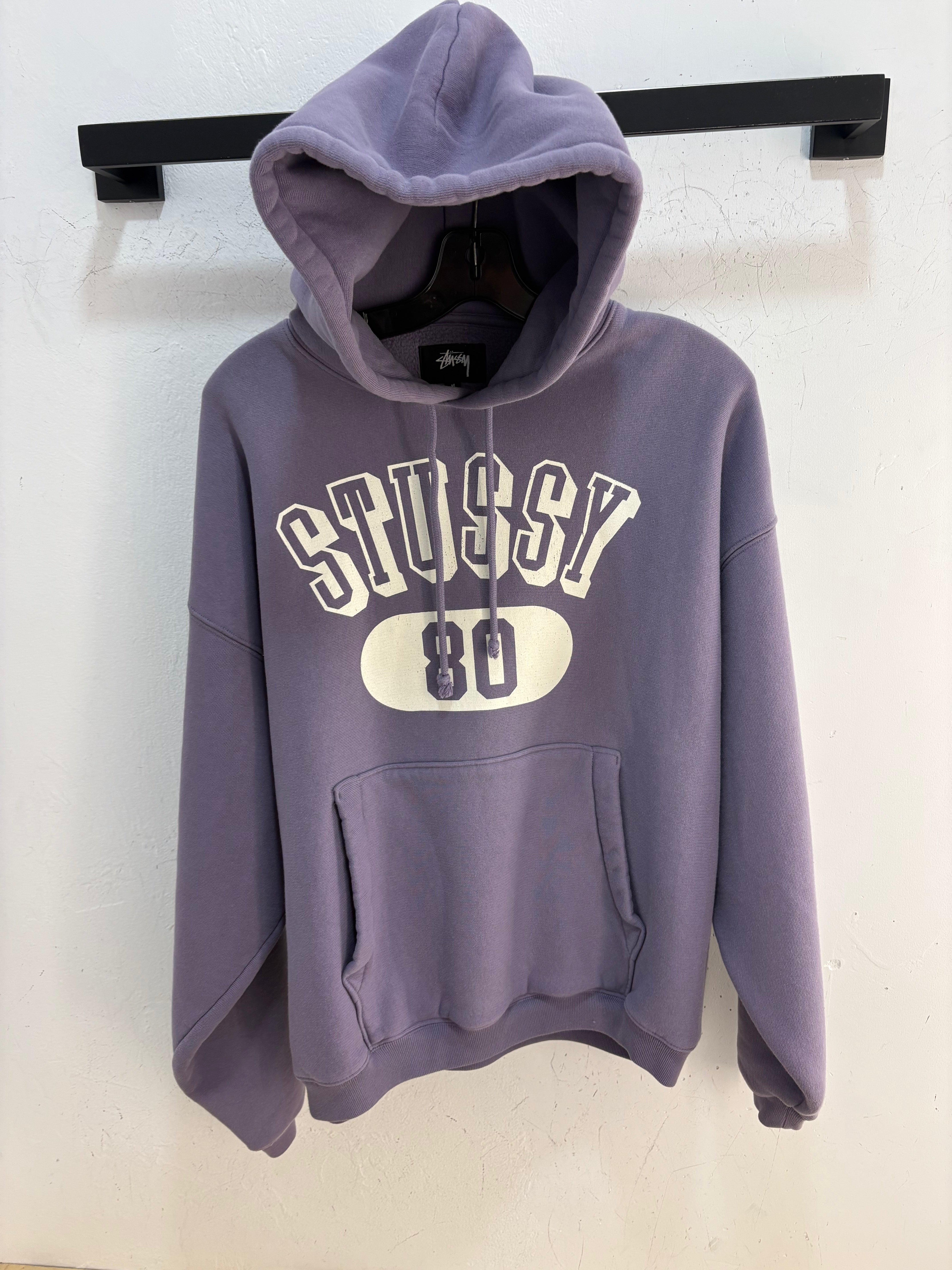 New Stussy 80 purple hoodie - size M