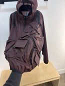 Nocta cargo burgundy jacket - size XXL