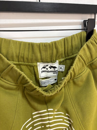 Pierre Bassene green fingerprint sweatpants - size XL