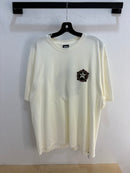 New Stussy Star beige tee - size XL