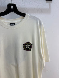 New Stussy Star beige tee - size XL