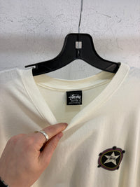 New Stussy Star beige tee - size XL