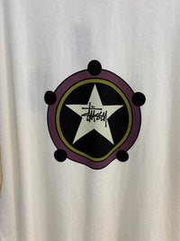 New Stussy Star beige tee - size XL