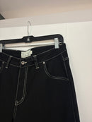 New Dime black contrast stitching denim - size 32
