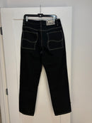 New Dime black contrast stitching denim - size 32