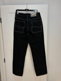 New Dime black contrast stitching denim - size 32