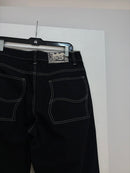 New Dime black contrast stitching denim - size 32